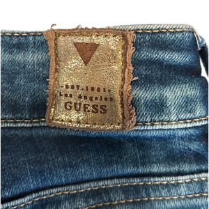 Guess Blue Denim Jeans with Gold Patch